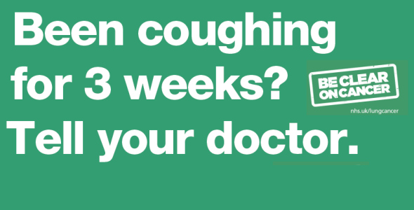 Be clear on cancer, never ignore a persistent cough
