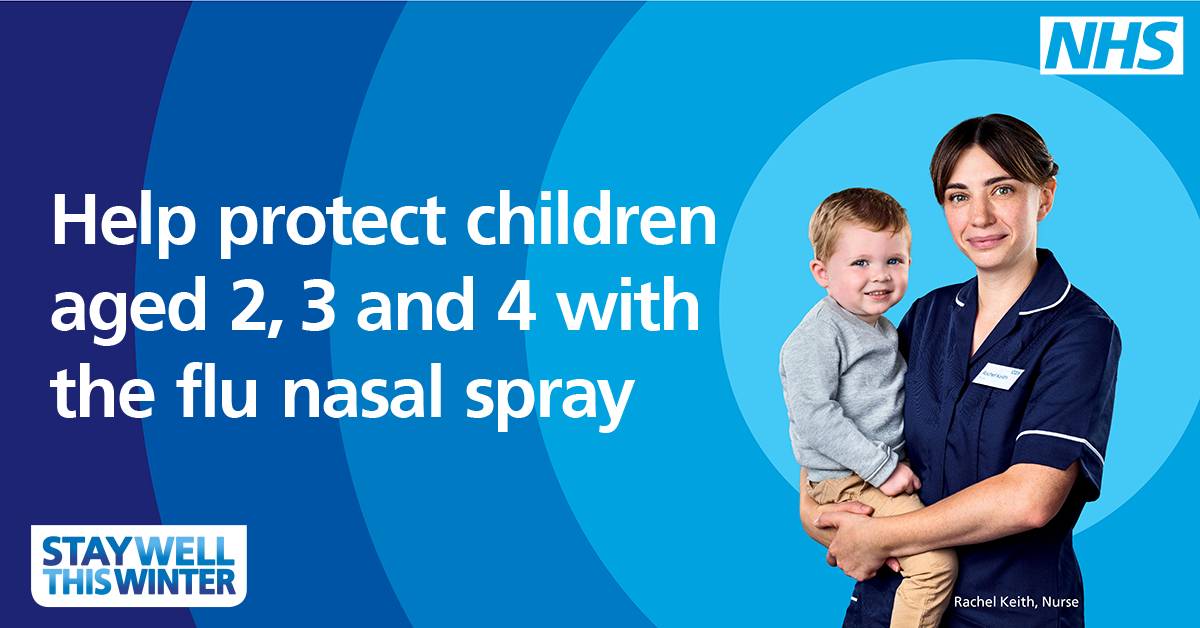Has your 2, 3 or 4 year old had their flu vaccination?