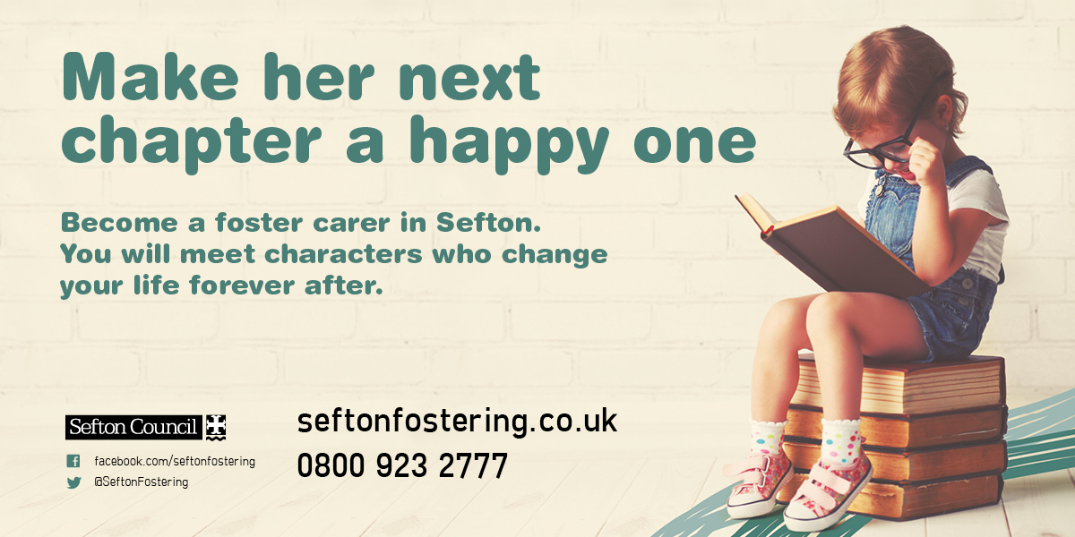 Sefton residents to write a new chapter by fostering children this spring