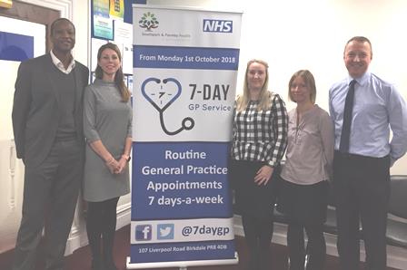 People in Sefton now have access to primary care services 7 days a week