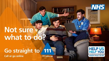 Feeling under the weather this winter? Think NHS 111