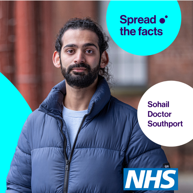 Vaccinated young people in Cheshire and Merseyside are supporting the Spread the Facts campaign